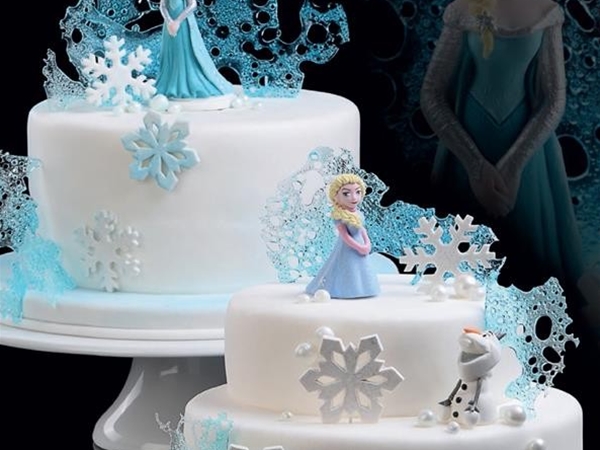 Thema taart Frozen