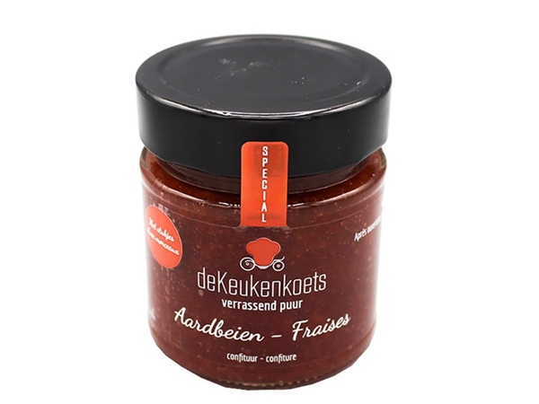 jam"Keukenkoets" aardbei